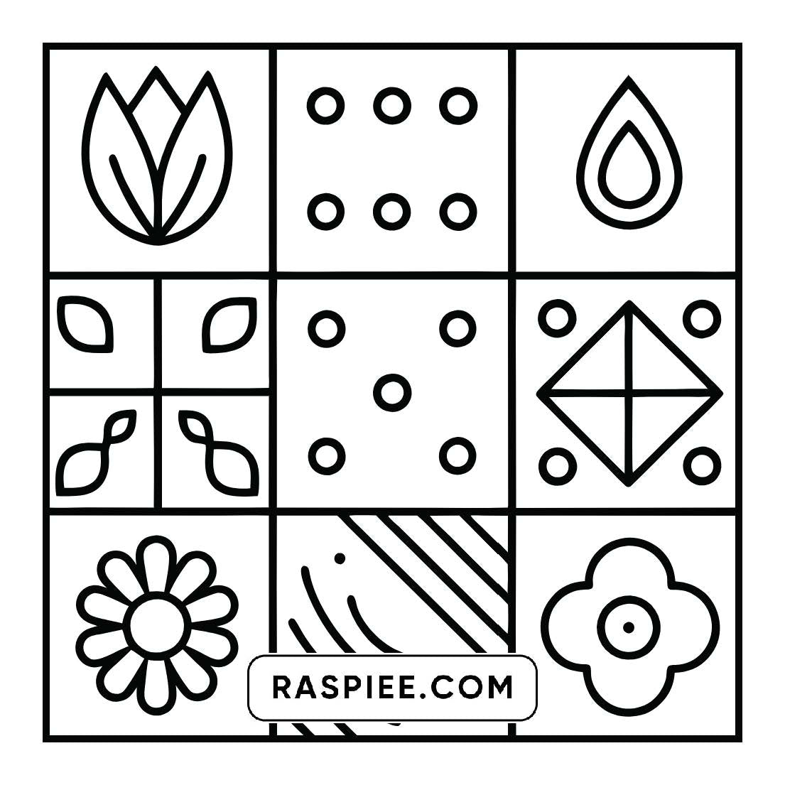 120 Bold and Easy Comfy Patterns Coloring Pages