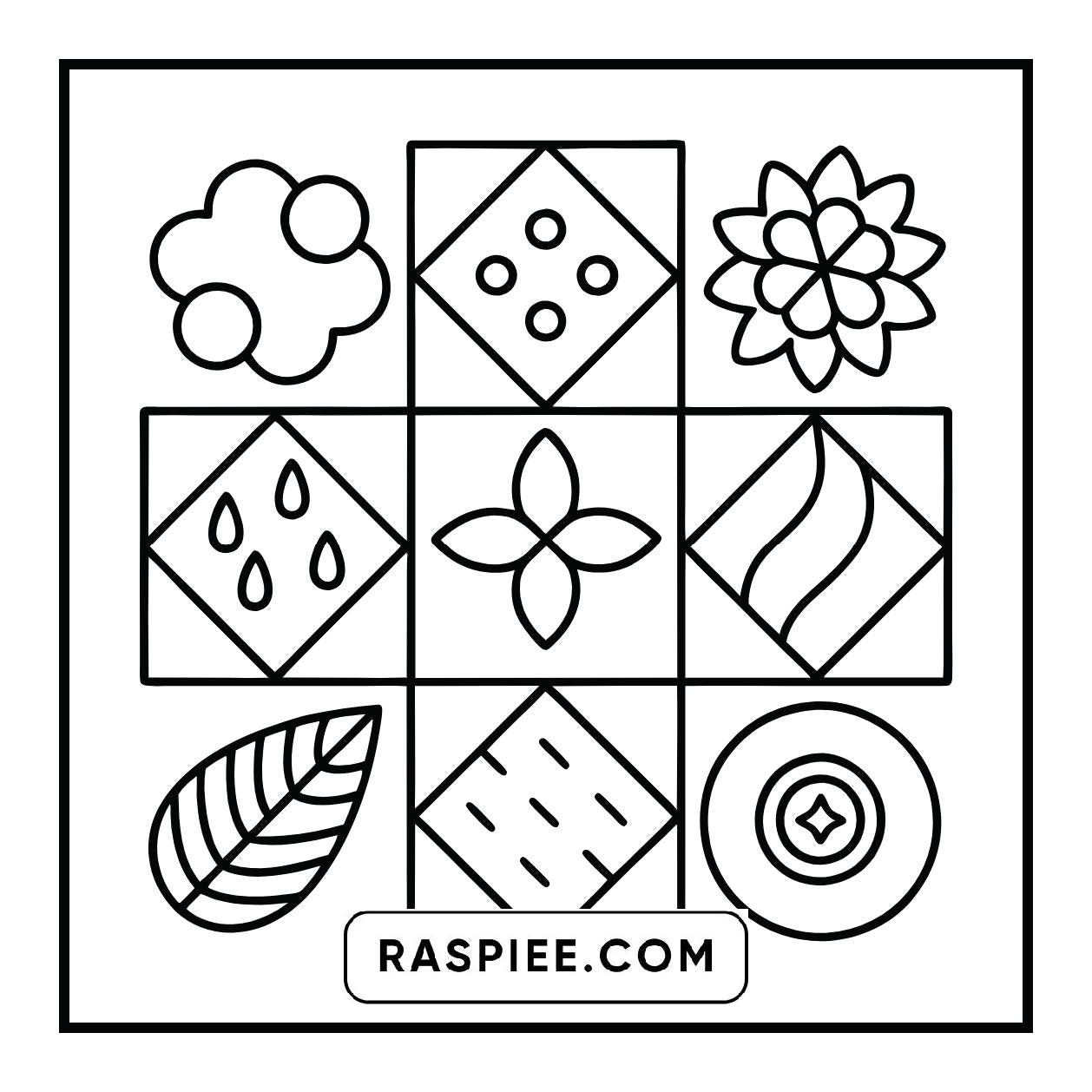 120 Bold and Easy Comfy Patterns Coloring Pages