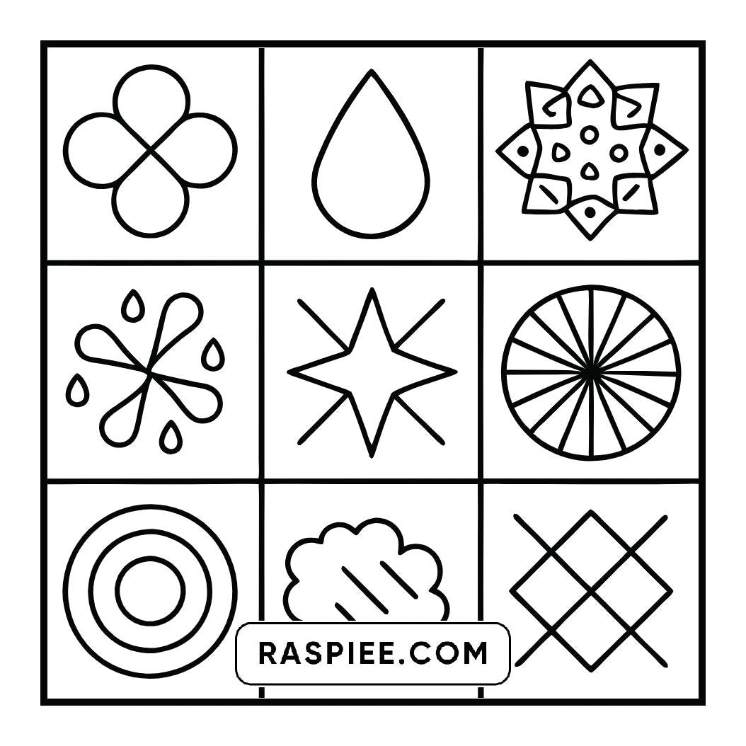 120 Bold and Easy Comfy Patterns Coloring Pages