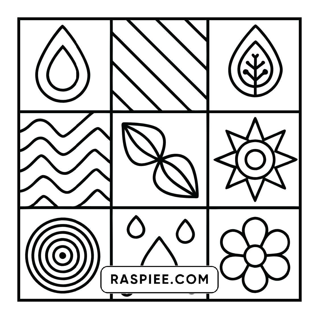 120 Bold and Easy Comfy Patterns Coloring Pages