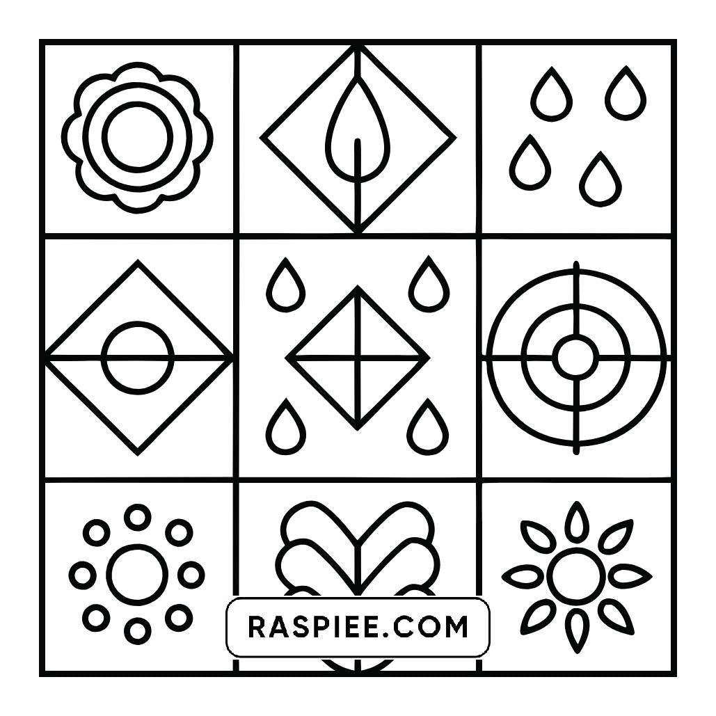 120 Bold and Easy Comfy Patterns Coloring Pages
