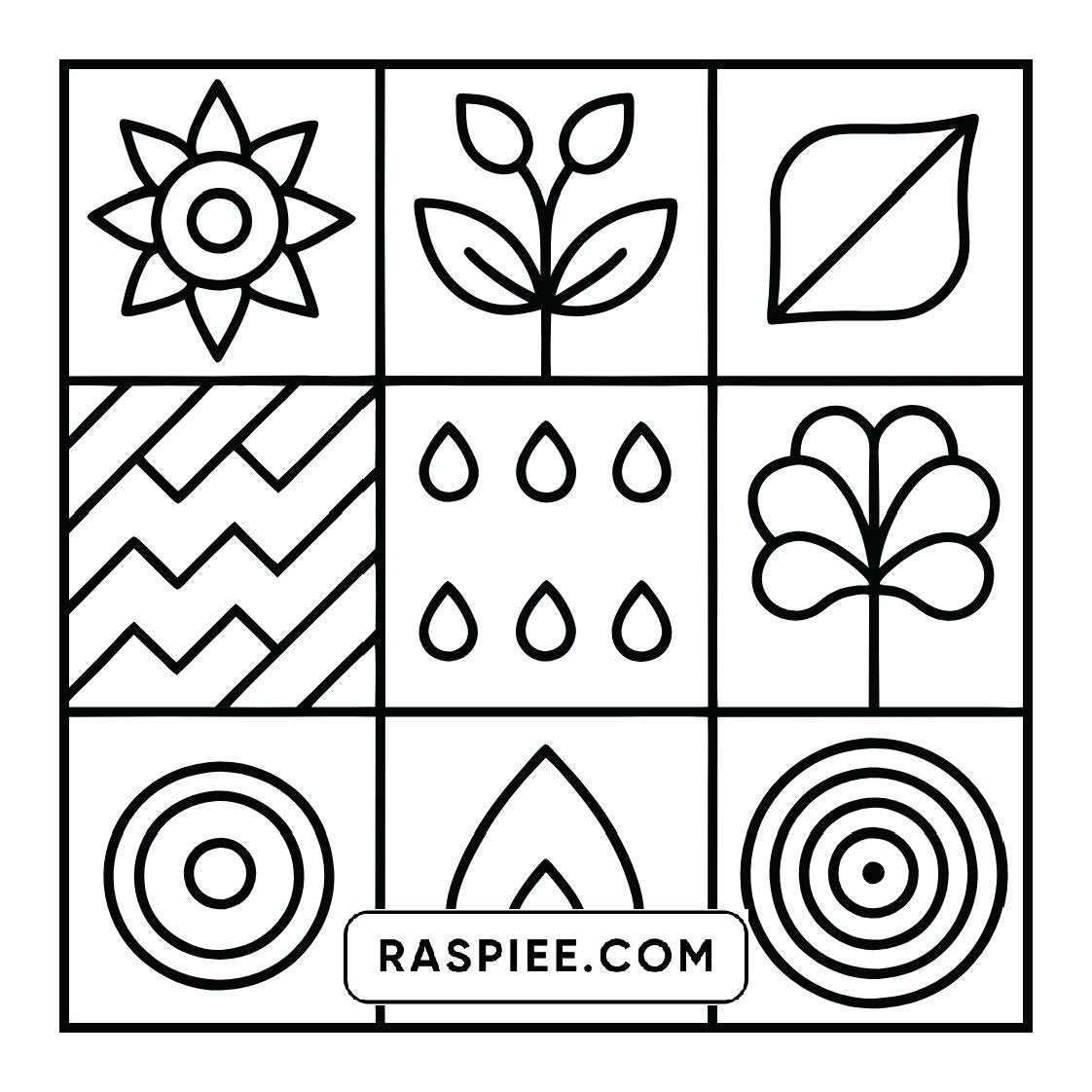 120 Bold and Easy Comfy Patterns Coloring Pages