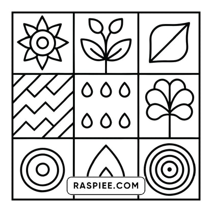 120 Bold and Easy Comfy Patterns Coloring Pages
