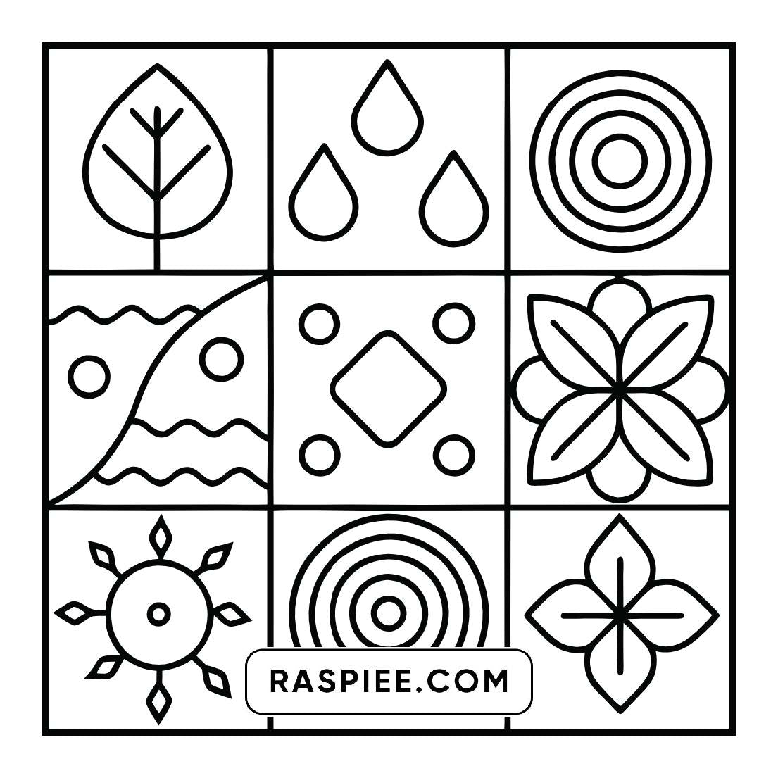 120 Bold and Easy Comfy Patterns Coloring Pages