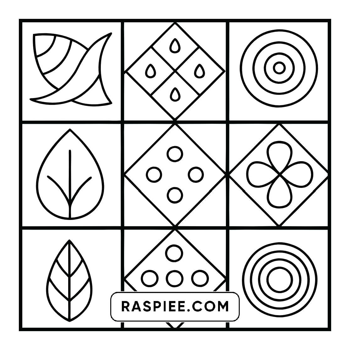 120 Bold and Easy Comfy Patterns Coloring Pages