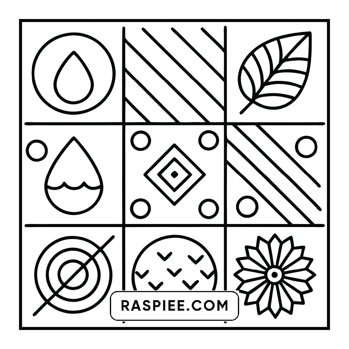 120 Bold and Easy Comfy Patterns Coloring Pages