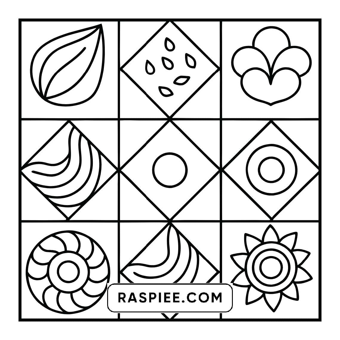 120 Bold and Easy Comfy Patterns Coloring Pages