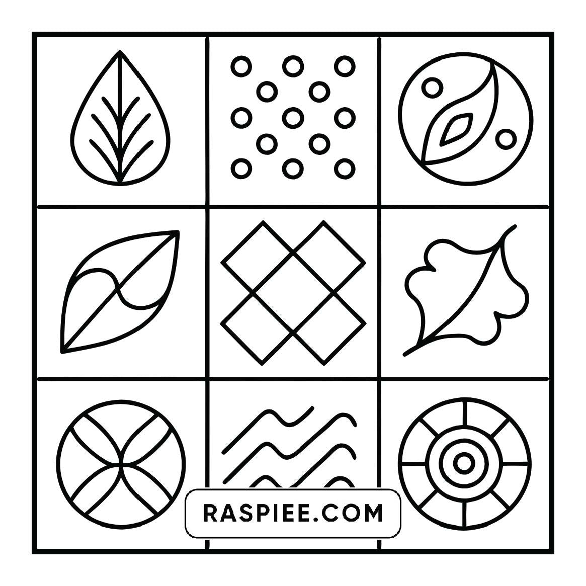 120 Bold and Easy Comfy Patterns Coloring Pages