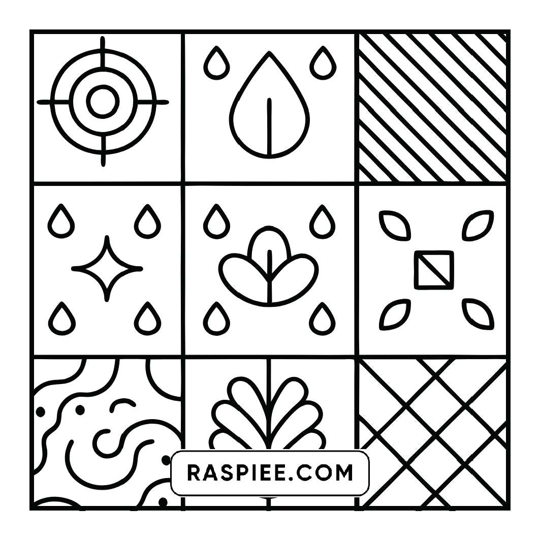 120 Bold and Easy Comfy Patterns Coloring Pages