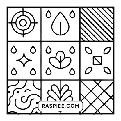 120 Bold and Easy Comfy Patterns Coloring Pages