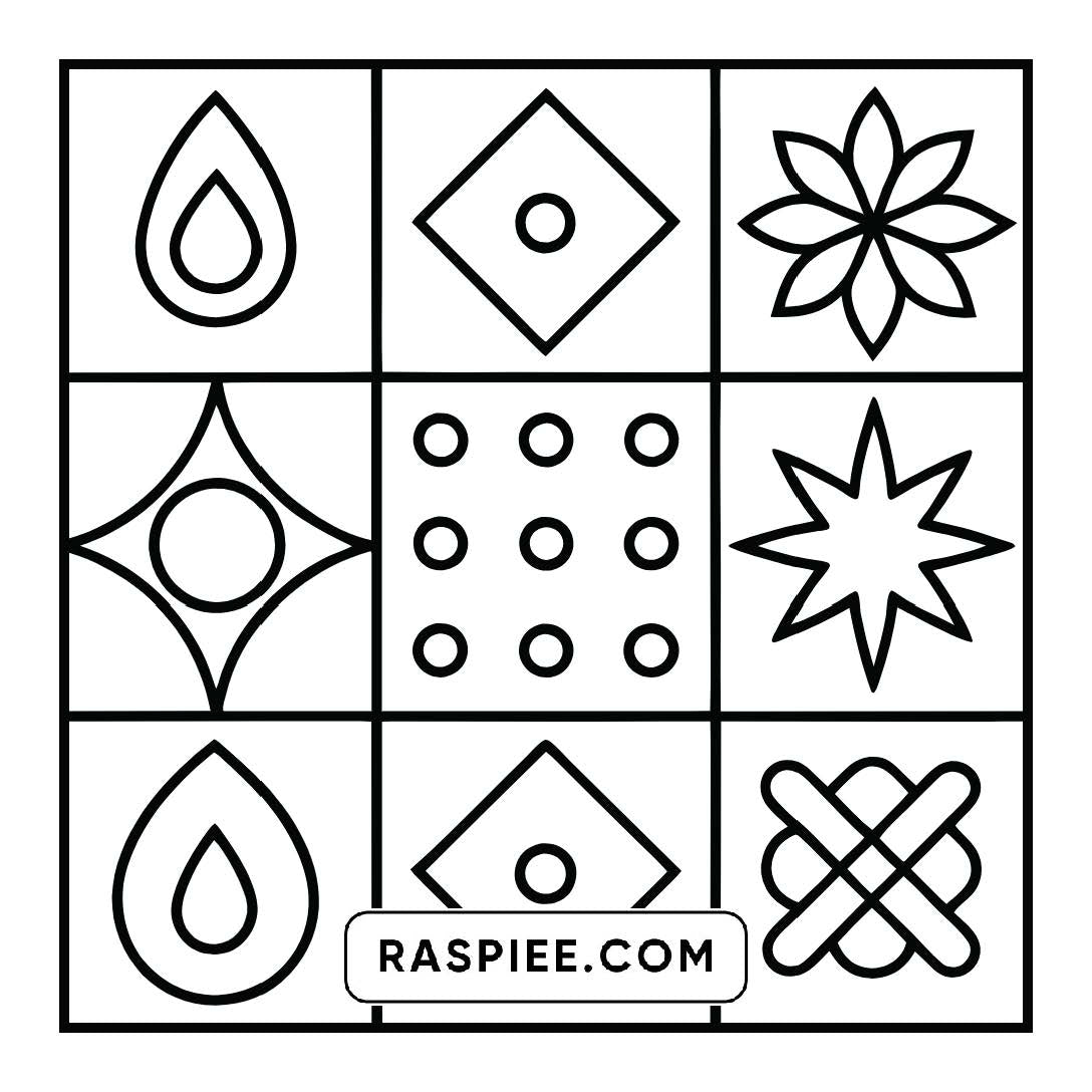 120 Bold and Easy Comfy Patterns Coloring Pages