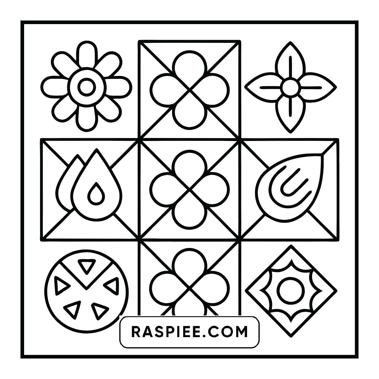 120 Bold and Easy Comfy Patterns Coloring Pages