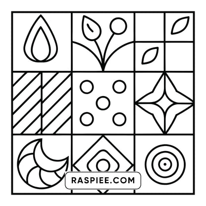 120 Bold and Easy Comfy Patterns Coloring Pages