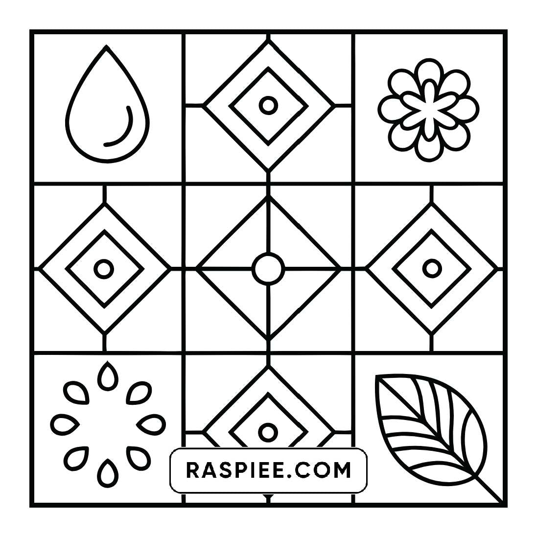 120 Bold and Easy Comfy Patterns Coloring Pages