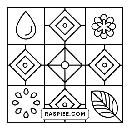 120 Bold and Easy Comfy Patterns Coloring Pages