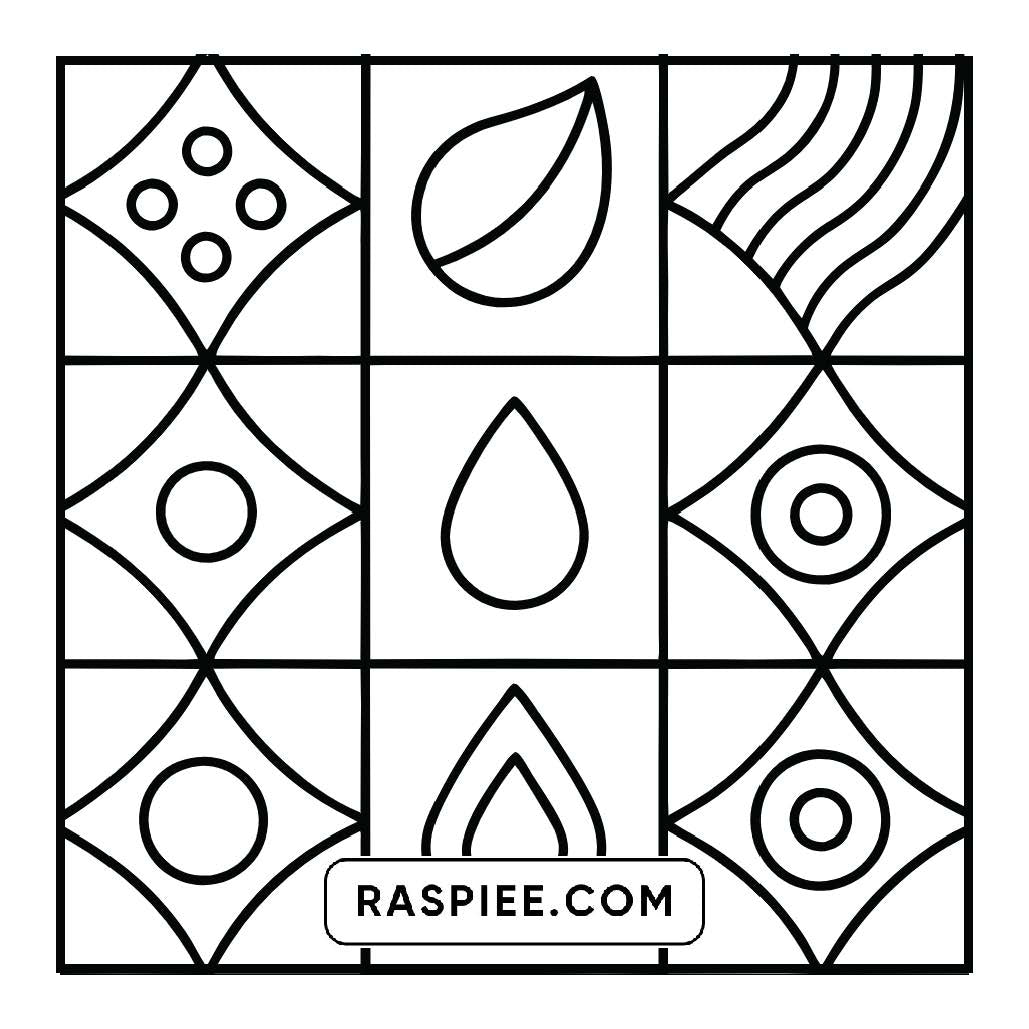 120 Bold and Easy Comfy Patterns Coloring Pages