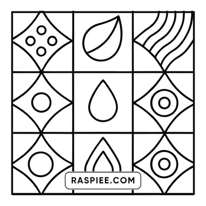 120 Bold and Easy Comfy Patterns Coloring Pages