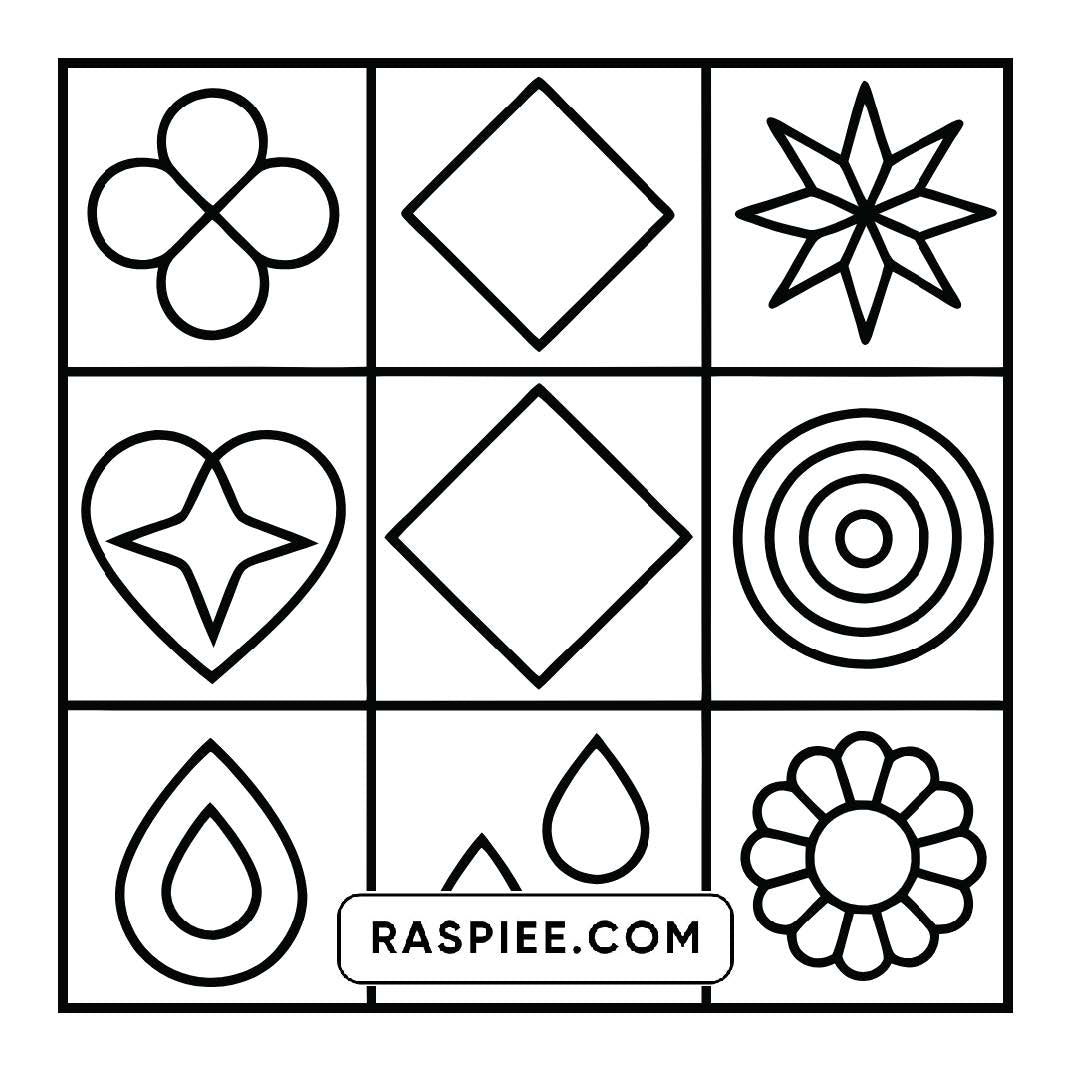 120 Bold and Easy Comfy Patterns Coloring Pages