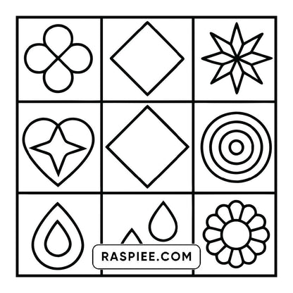 120 Bold and Easy Comfy Patterns Coloring Pages