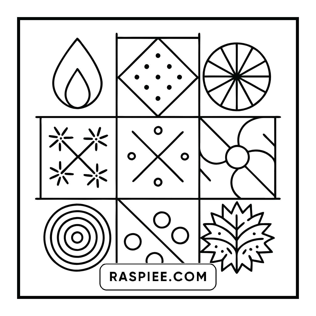 120 Bold and Easy Comfy Patterns Coloring Pages