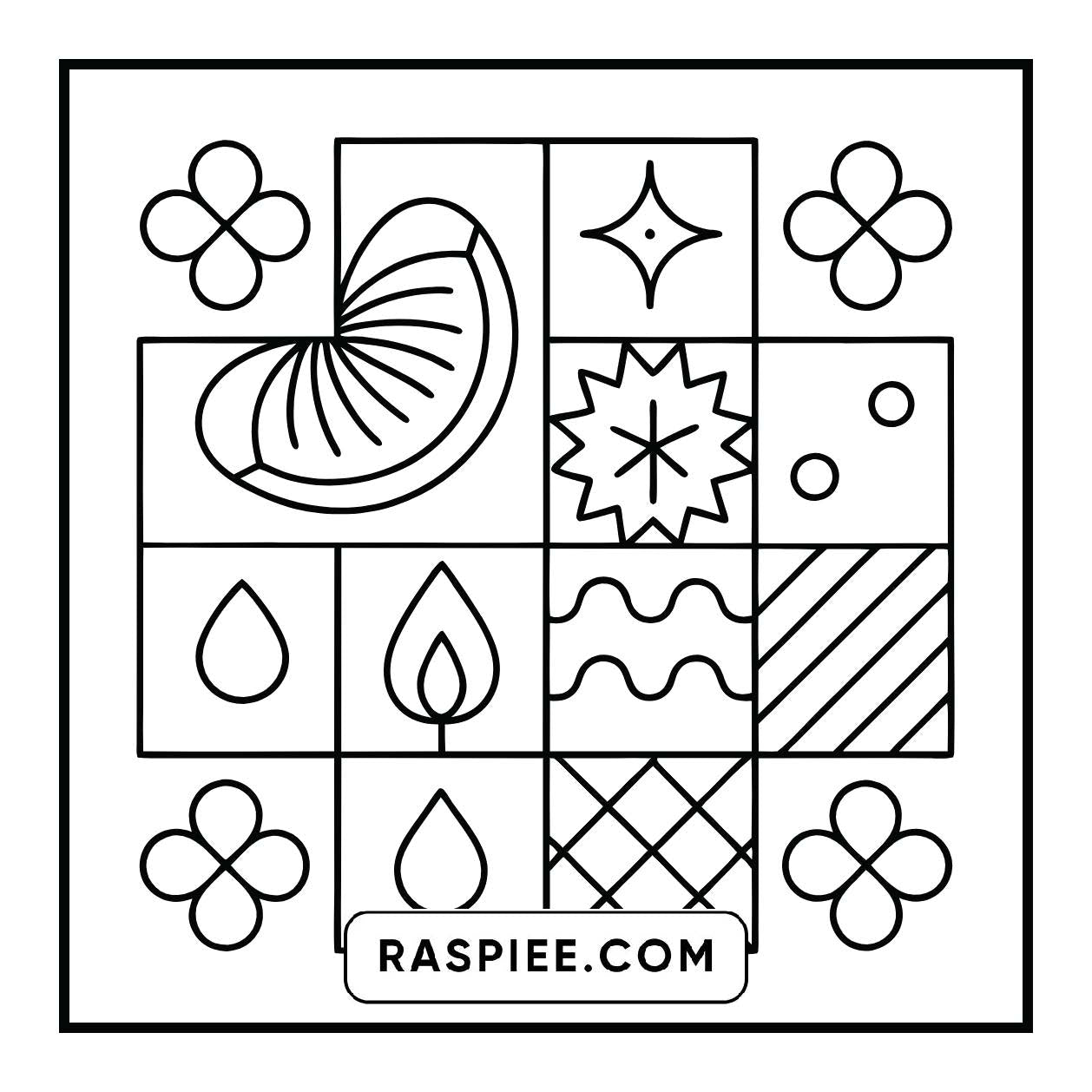 120 Bold and Easy Comfy Patterns Coloring Pages