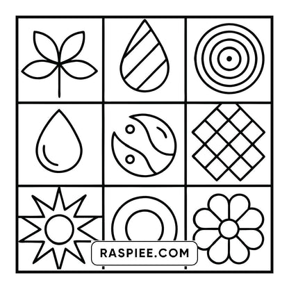 120 Bold and Easy Comfy Patterns Coloring Pages