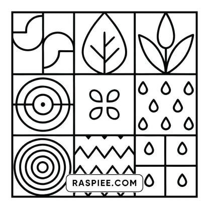 120 Bold and Easy Comfy Patterns Coloring Pages
