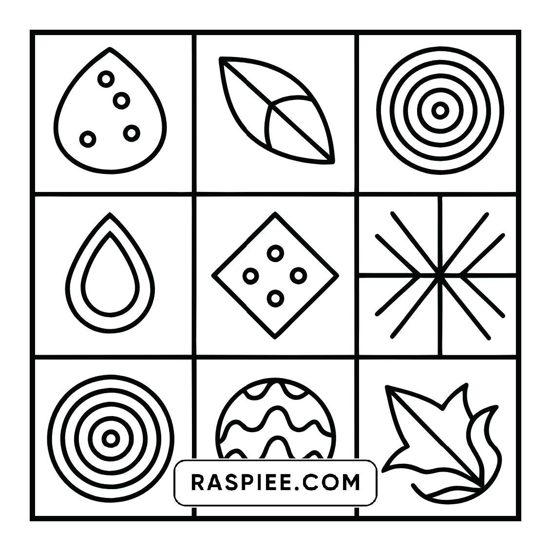 120 Bold and Easy Comfy Patterns Coloring Pages