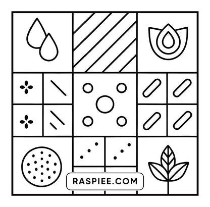 120 Bold and Easy Comfy Patterns Coloring Pages