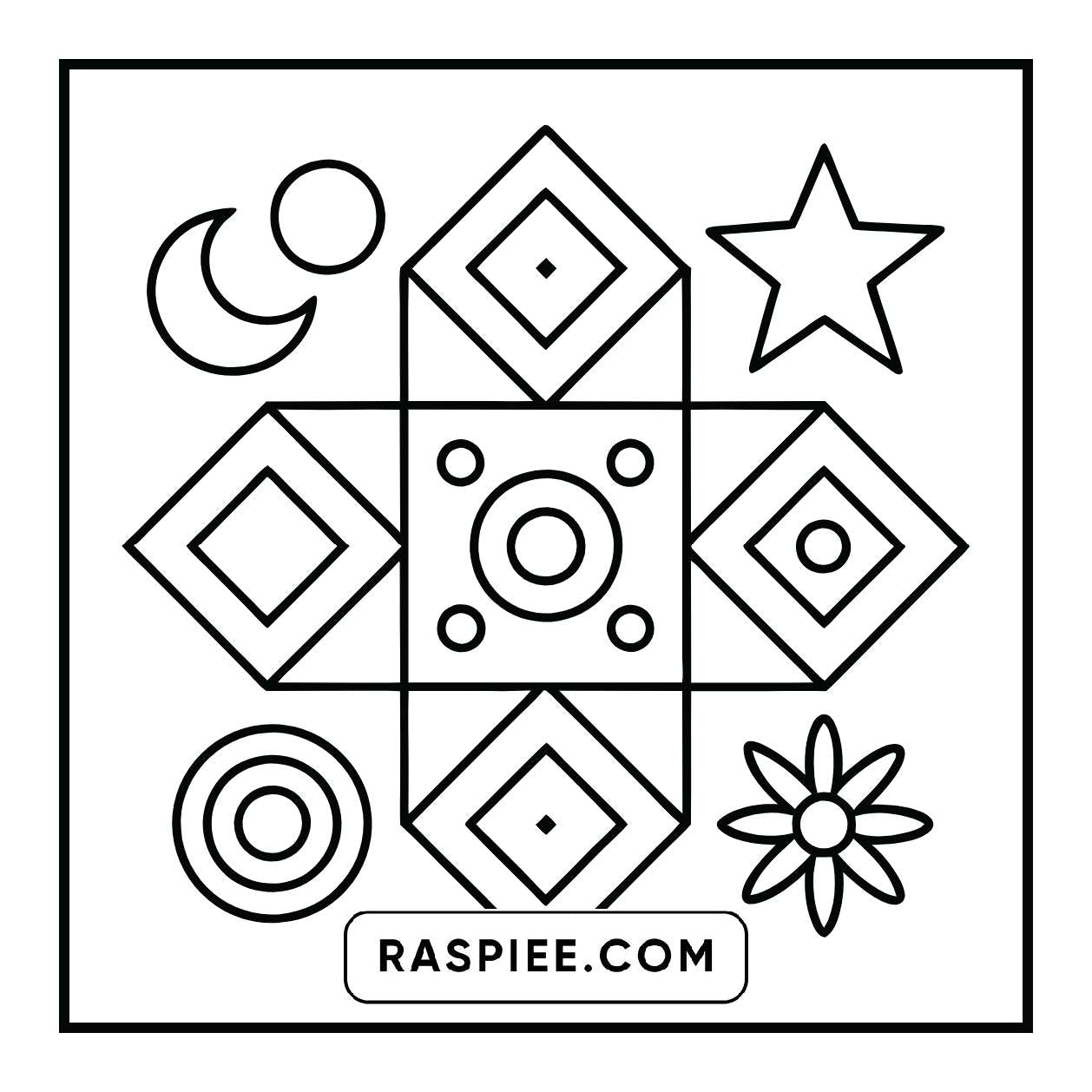 120 Bold and Easy Comfy Patterns Coloring Pages