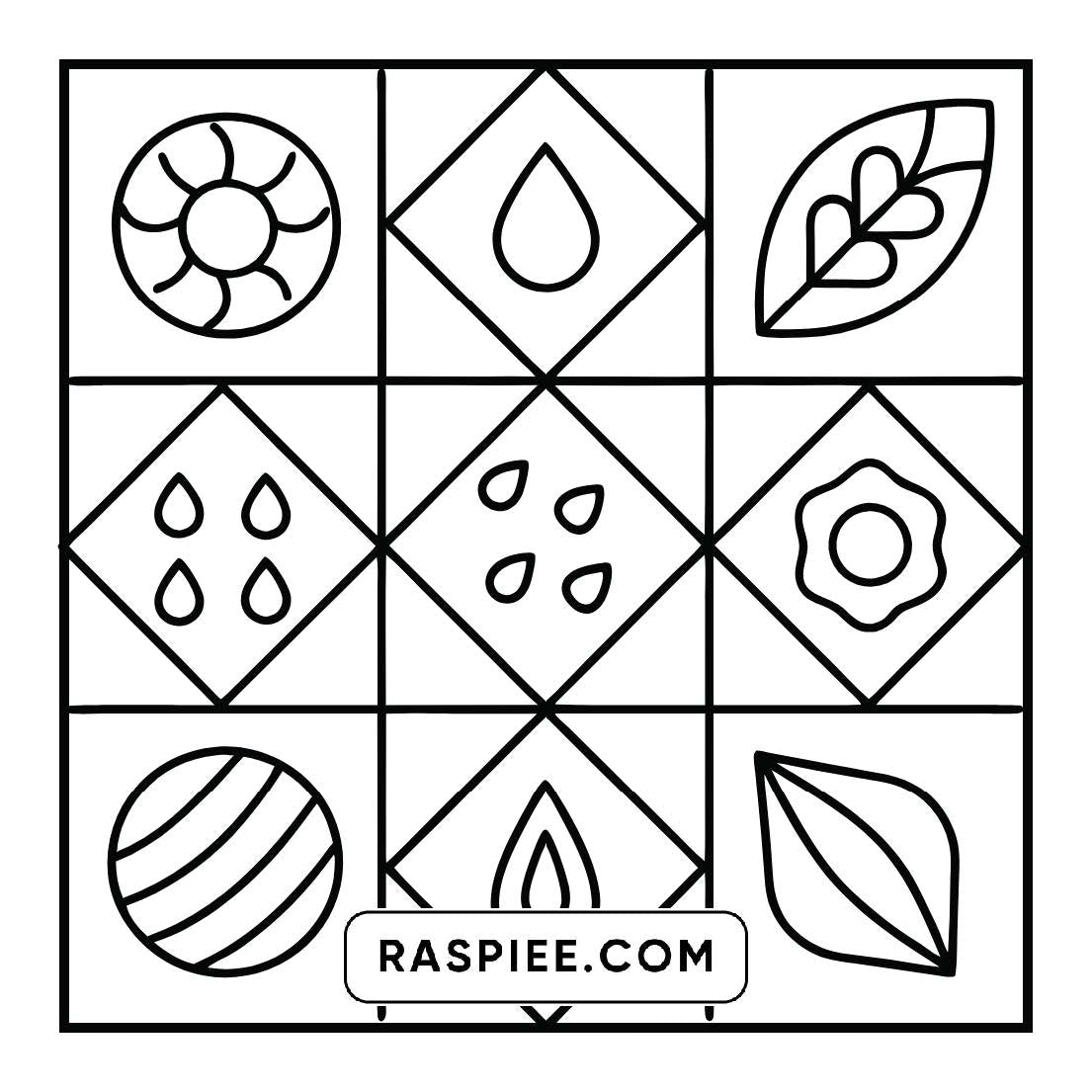 120 Bold and Easy Comfy Patterns Coloring Pages