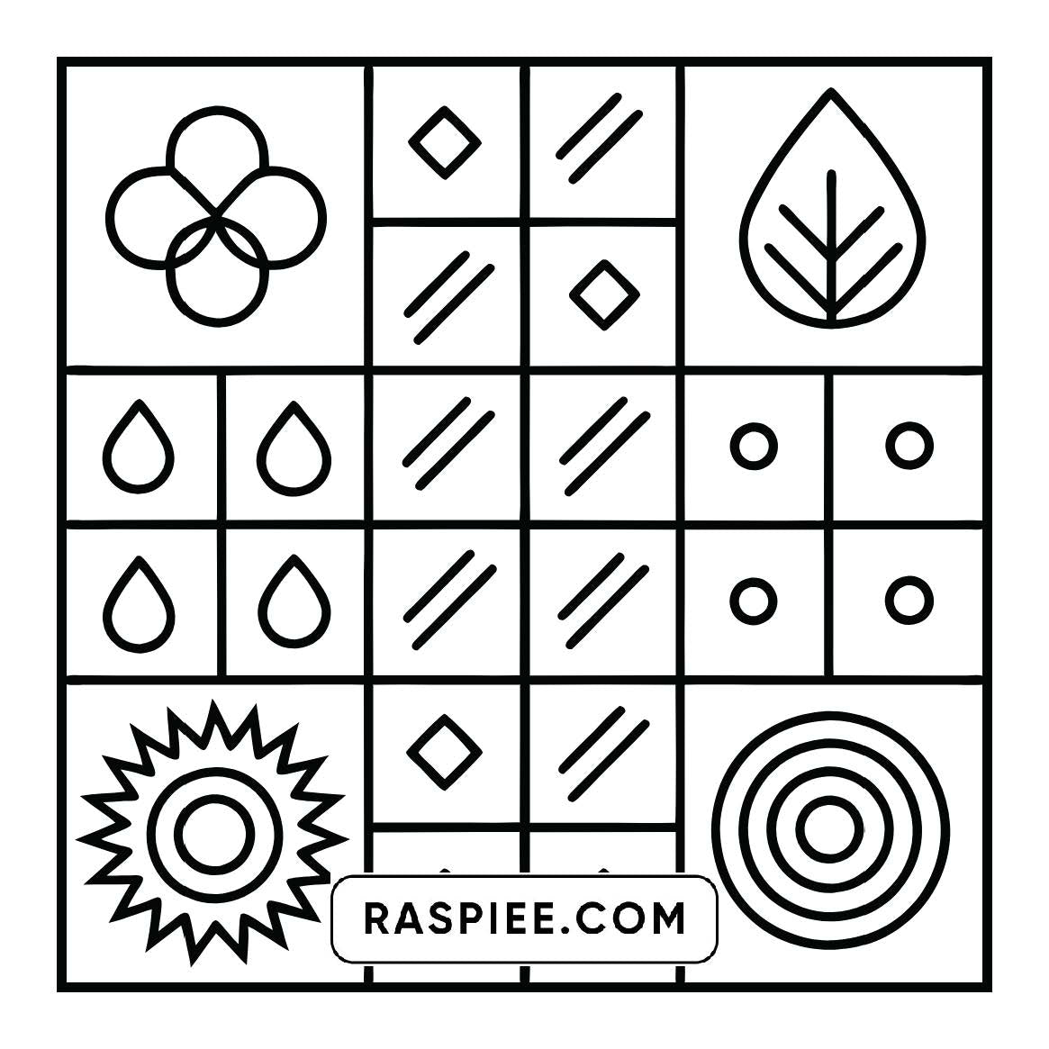 120 Bold and Easy Comfy Patterns Coloring Pages