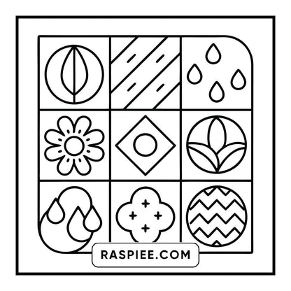 120 Bold and Easy Comfy Patterns Coloring Pages