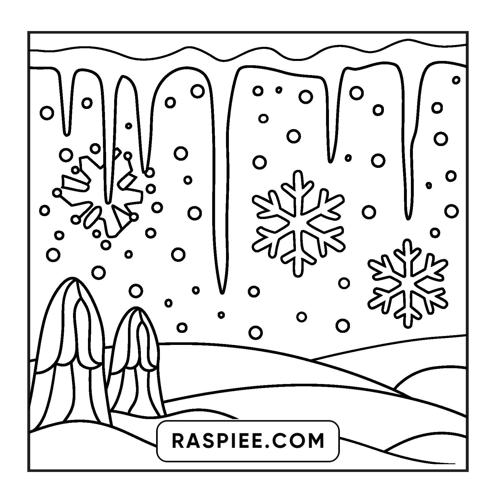 126 Bold and Easy Cozy Winter Coloring Pages
