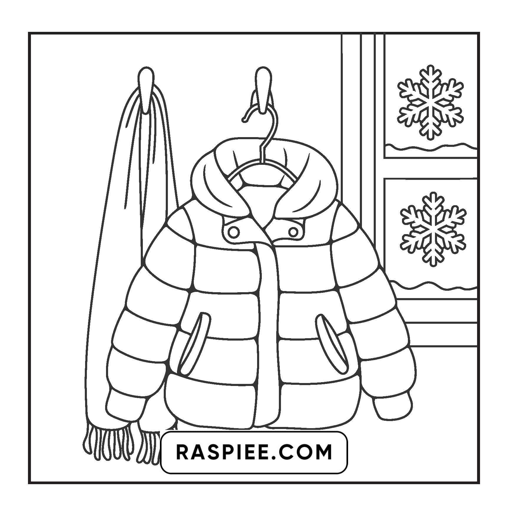 126 Bold and Easy Cozy Winter Coloring Pages