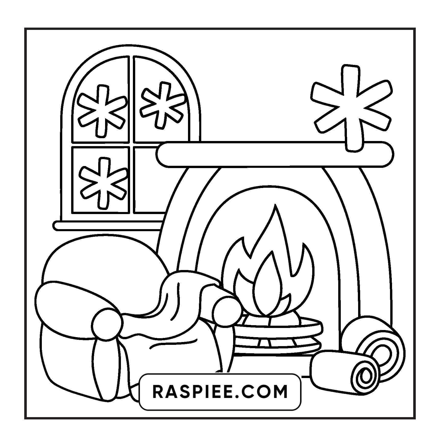 126 Bold and Easy Cozy Winter Coloring Pages
