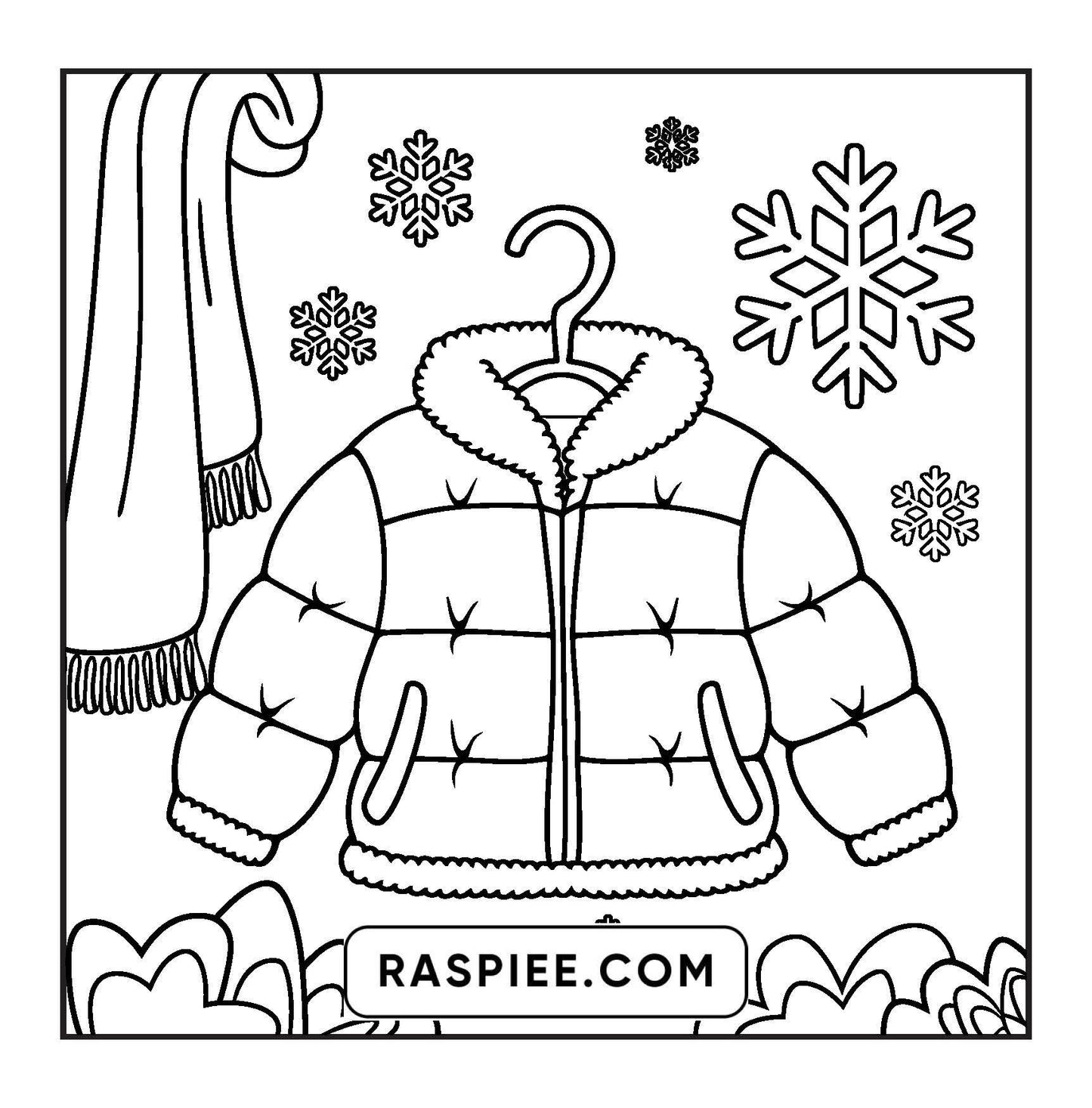 126 Bold and Easy Cozy Winter Coloring Pages