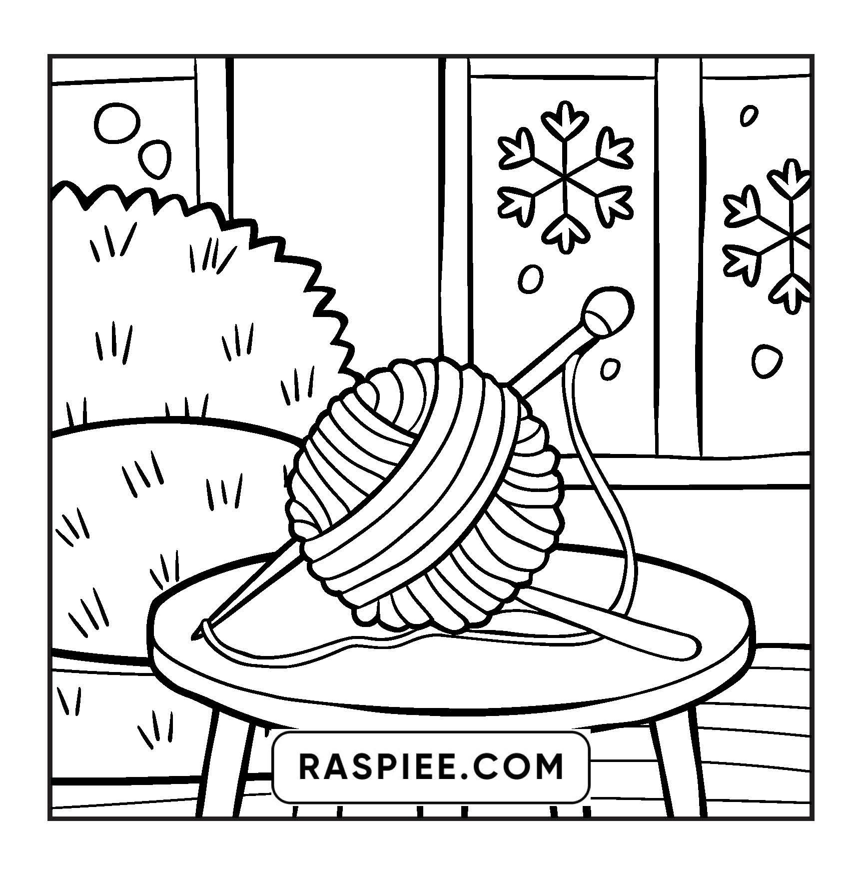 126 Bold and Easy Cozy Winter Coloring Pages