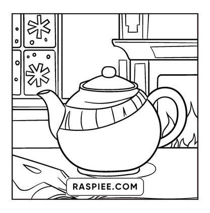 126 Bold and Easy Cozy Winter Coloring Pages
