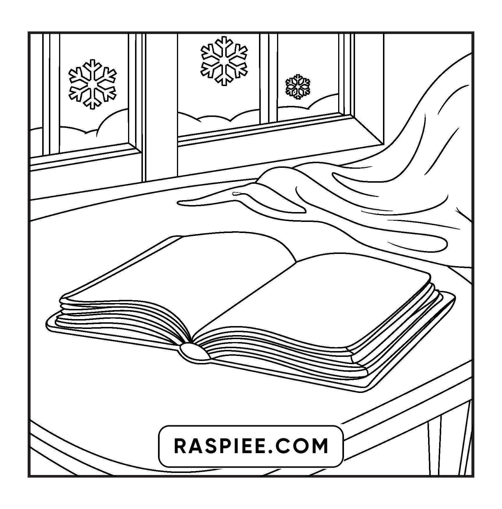 126 Bold and Easy Cozy Winter Coloring Pages