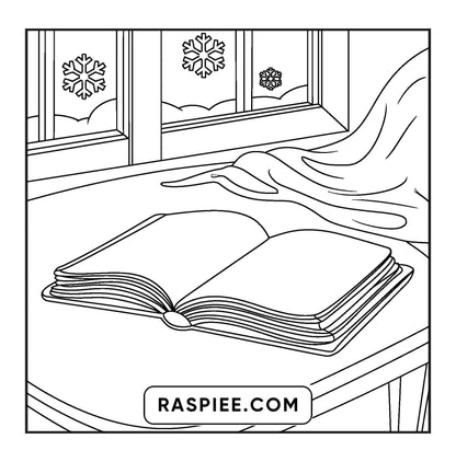 126 Bold and Easy Cozy Winter Coloring Pages