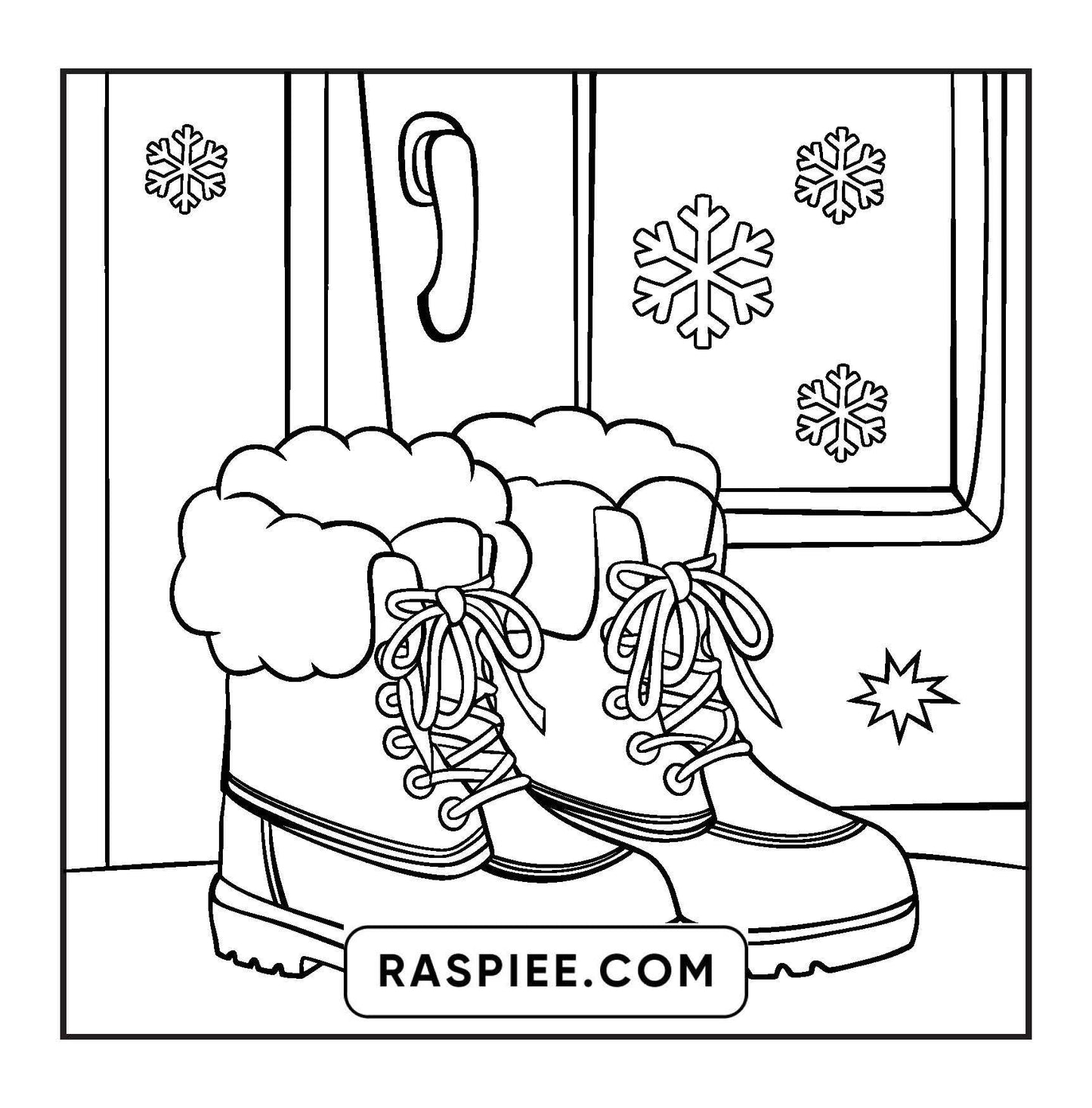 126 Bold and Easy Cozy Winter Coloring Pages