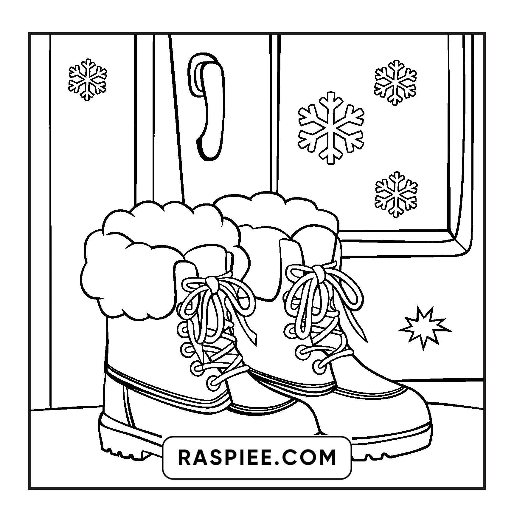 126 Bold and Easy Cozy Winter Coloring Pages