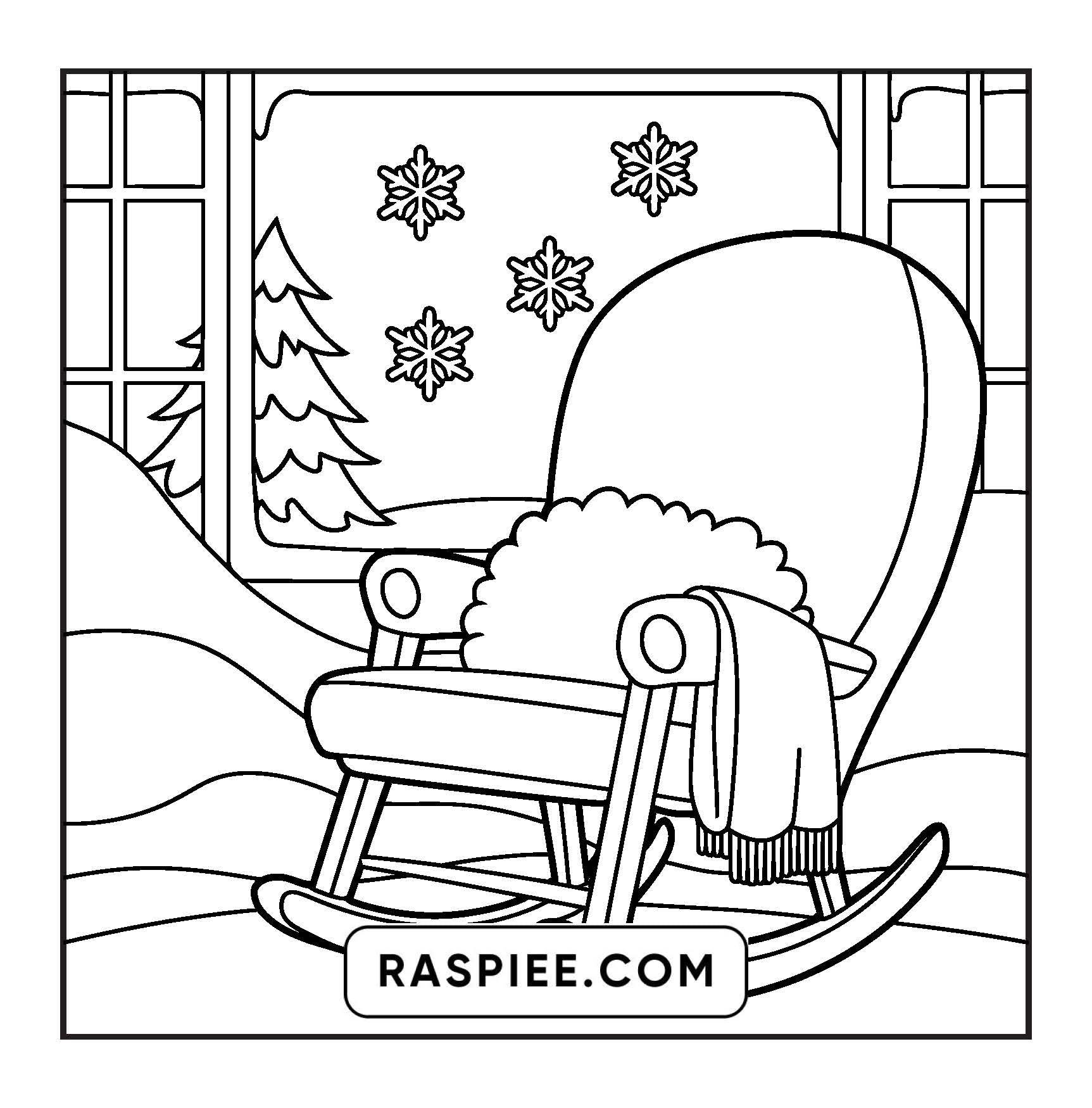 126 Bold and Easy Cozy Winter Coloring Pages