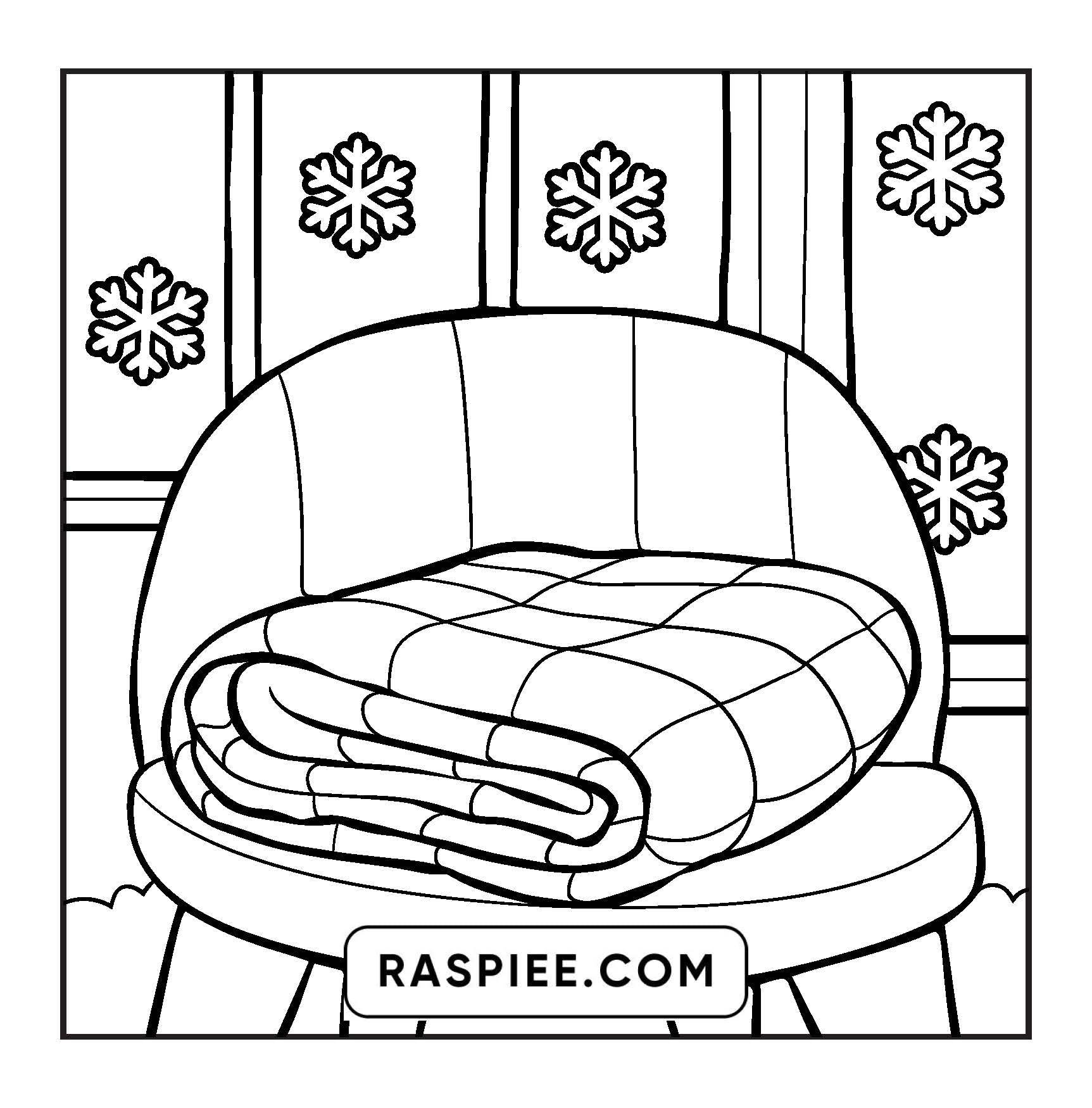 126 Bold and Easy Cozy Winter Coloring Pages
