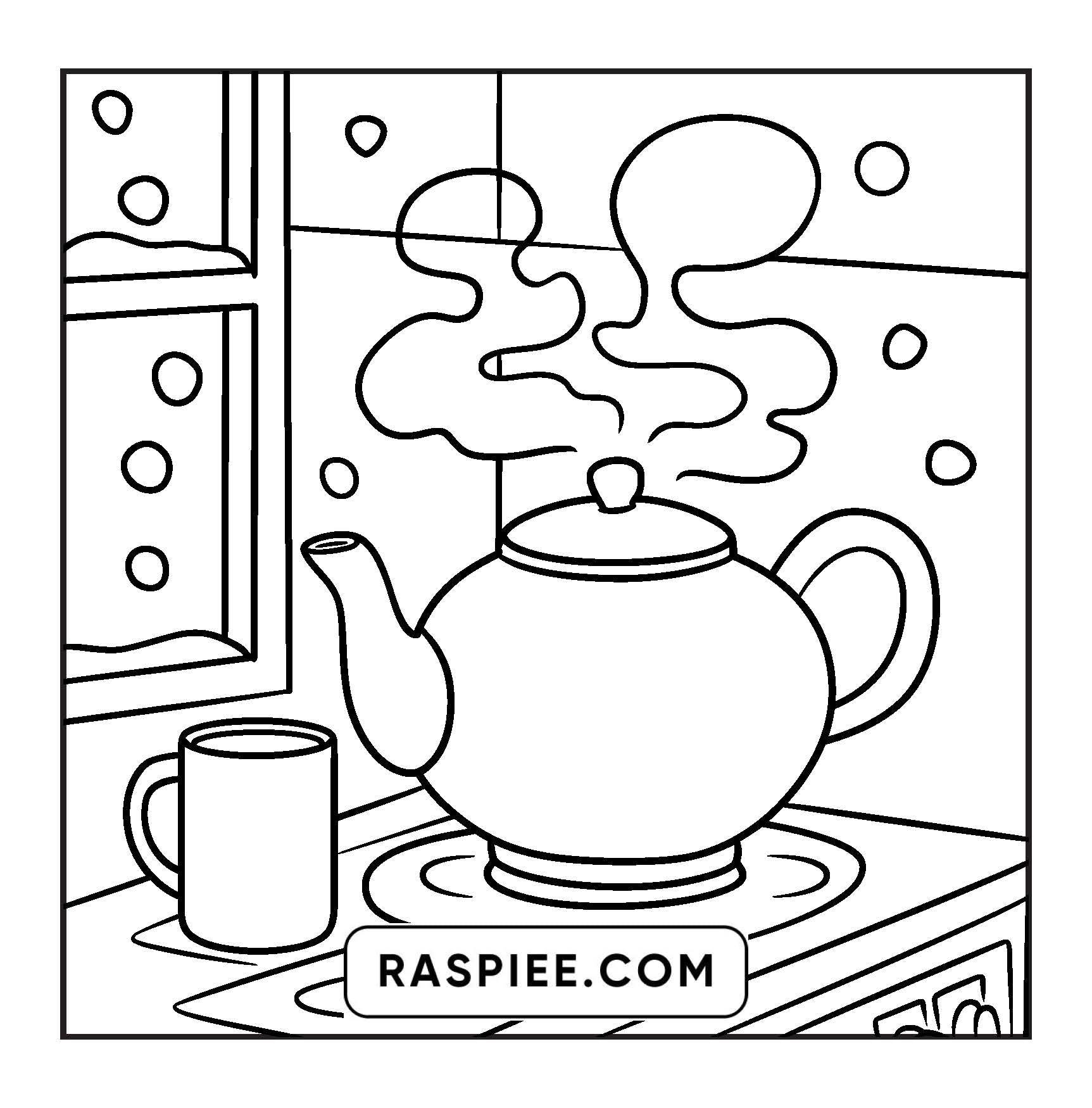 126 Bold and Easy Cozy Winter Coloring Pages