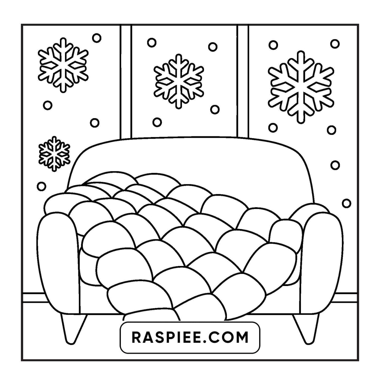 126 Bold and Easy Cozy Winter Coloring Pages