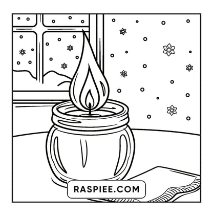 126 Bold and Easy Cozy Winter Coloring Pages