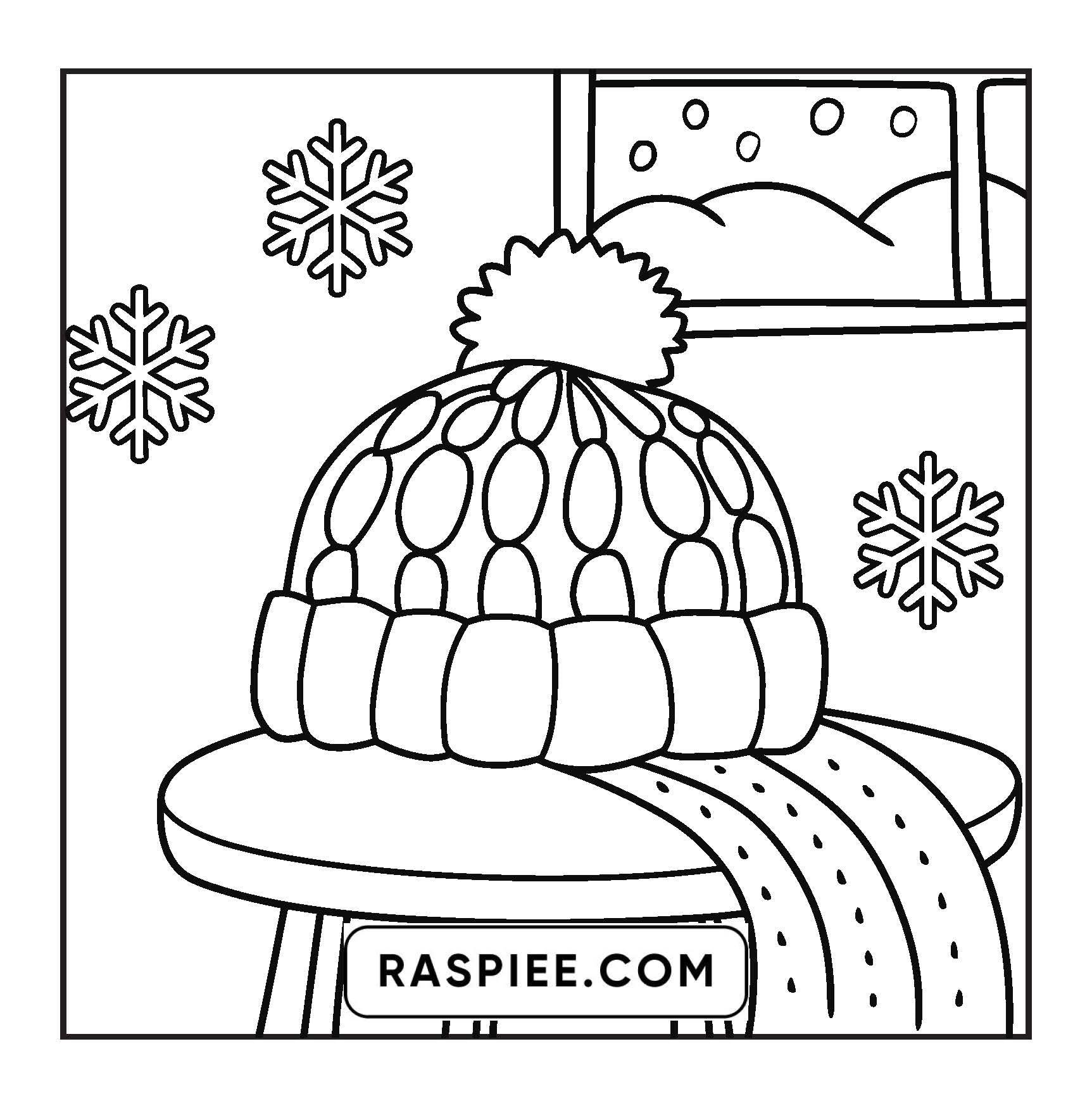 126 Bold and Easy Cozy Winter Coloring Pages