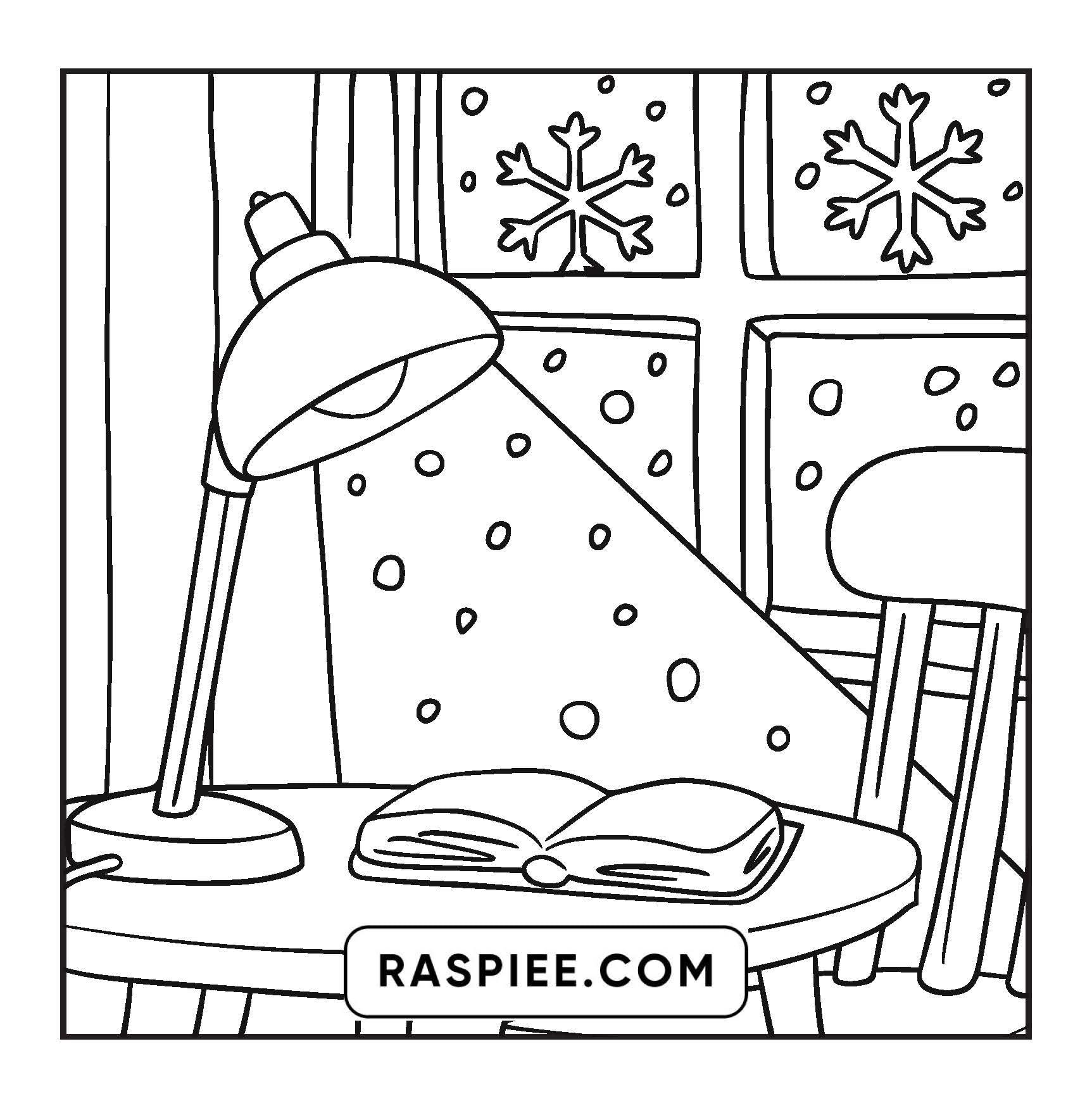 126 Bold and Easy Cozy Winter Coloring Pages